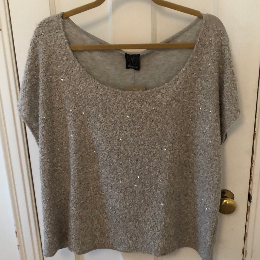 Sequin front top